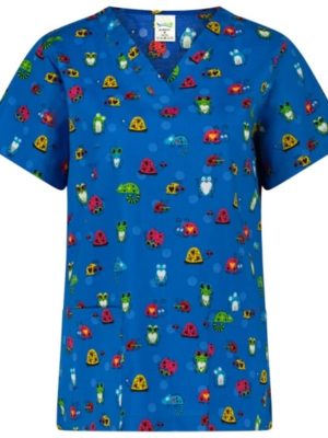Μπλούζα Νοσηλευτή - Μπλούζες Παιδιάτρων - BAMBINA - Frogs